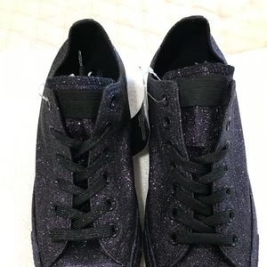 Converse All Star Unisex Purple Glitter Sneakers